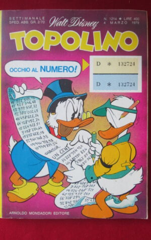 TOPOLINO 1214 DISNEY [G68G]