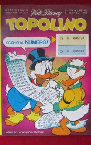 TOPOLINO 1214 DISNEY [G68G]