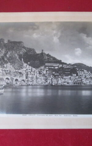 ANDERSON ROMA 26666 AMALFI PANORAMA DEL MARE FOTO INIZI 1900 [OGLZ]