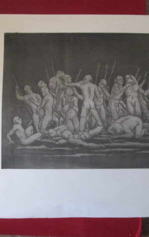 ACQUAFORTE MICHAEL MAZUR SERIE INFERNO DANTE 23X29 CM  [OGLZ]