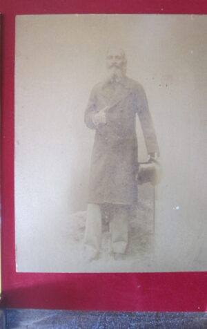 ALBUMINA STAMPA NOBILE 1870 ITALIA SETTENTRIONALE 26,5 X 34 CM  [OGLZ]