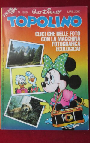TOPOLINO 1810 DISNEY [G68B]
