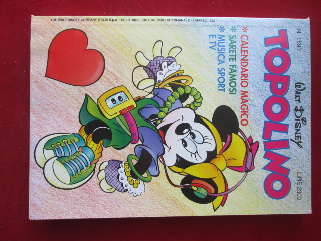 TOPOLINO 1893 DISNEY [R9L]