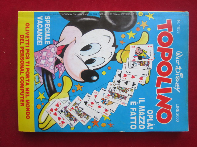 TOPOLINO 1858 DISNEY [R6L]