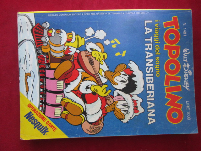 TOPOLINO 1481 DISNEY [R8L]