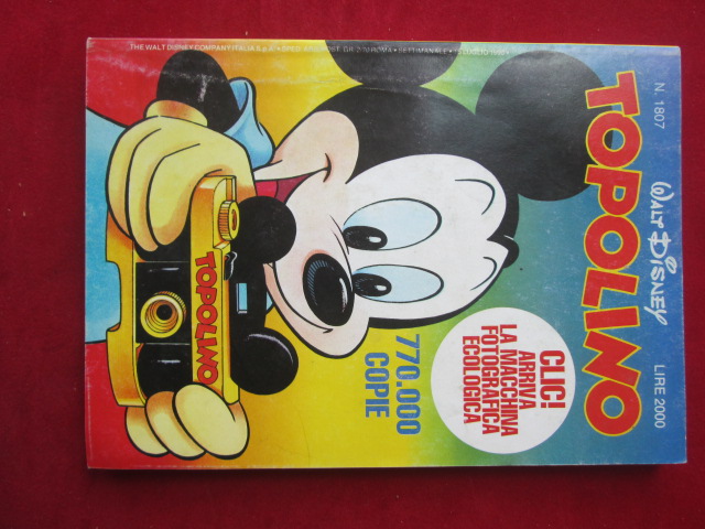 TOPOLINO 1807 DISNEY [SC27]