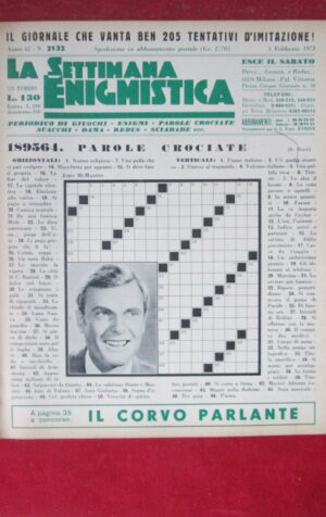 SETTIMANA ENIGMISTICA  2132 1973 JOHN MCMARTIN [H047]2