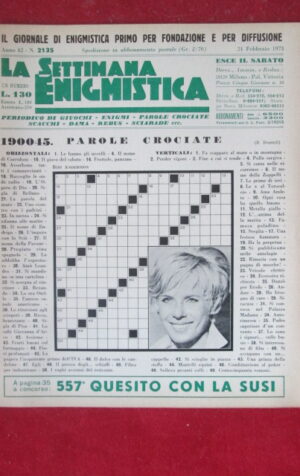SETTIMANA ENIGMISTICA  2135 1973 BIBI ANDERSSON [H047]3