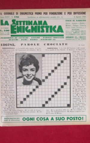 SETTIMANA ENIGMISTICA  1793 1966  [H050]2