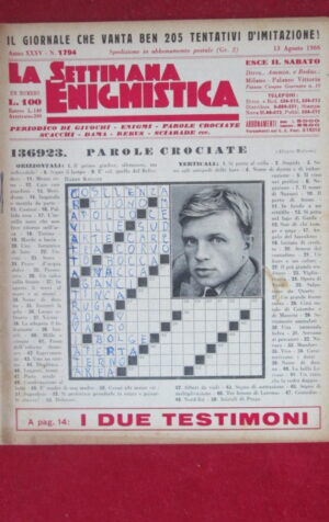 SETTIMANA ENIGMISTICA  1794 1966  [H050]1