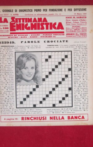 SETTIMANA ENIGMISTICA  1773 1966  [H050]2