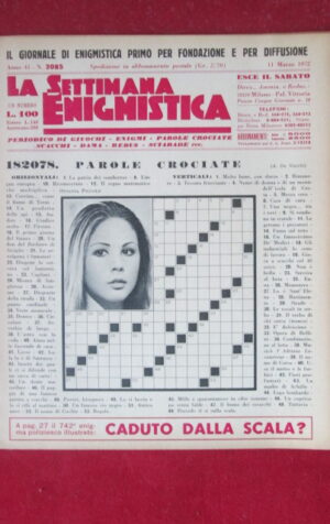 SETTIMANA ENIGMISTICA  2085 1972  [H051]1