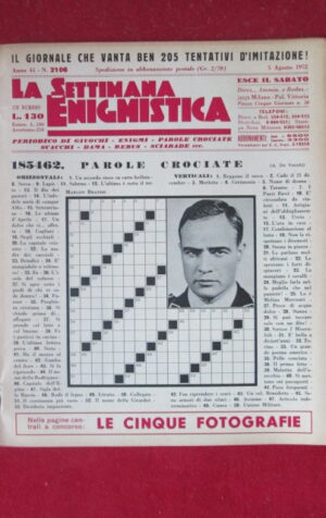 SETTIMANA ENIGMISTICA  2106 1972  [H051]1