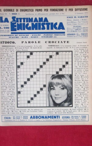SETTIMANA ENIGMISTICA  2023 1971  [H051]2