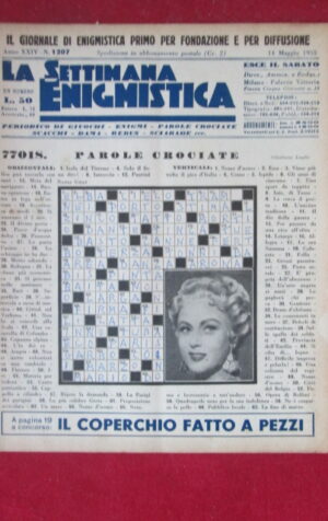 SETTIMANA ENIGMISTICA  1207 1955  [H051]1