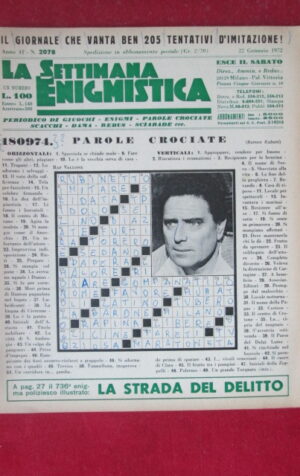 SETTIMANA ENIGMISTICA  2078 1972  [H052]1