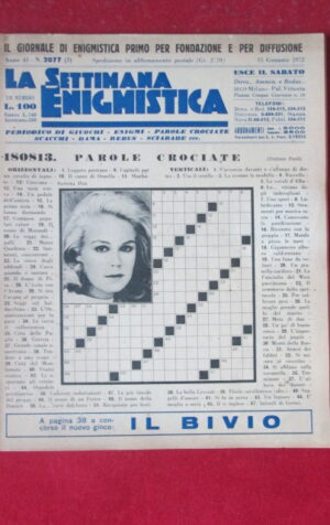 SETTIMANA ENIGMISTICA  2077 1972  [H052]2