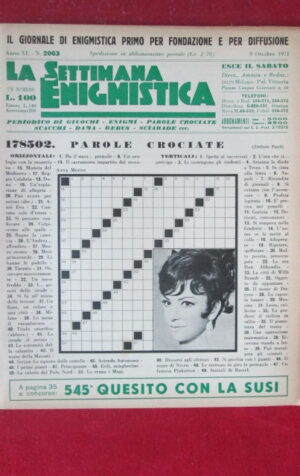 SETTIMANA ENIGMISTICA  2063 1971  [H062]2