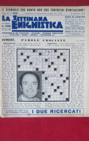 SETTIMANA ENIGMISTICA  2320 1976  [H062]1