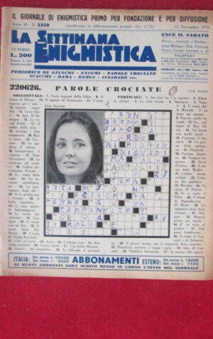 SETTIMANA ENIGMISTICA  2329 1976  [H062]1