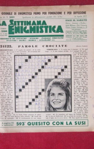 SETTIMANA ENIGMISTICA  2351 1977  [H056]1