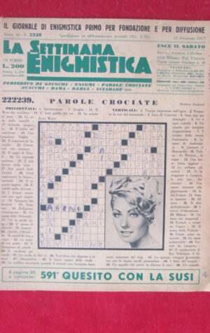SETTIMANA ENIGMISTICA  2339 1977  [H056]1