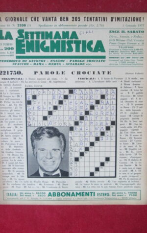SETTIMANA ENIGMISTICA  2336 1977  [H056]1