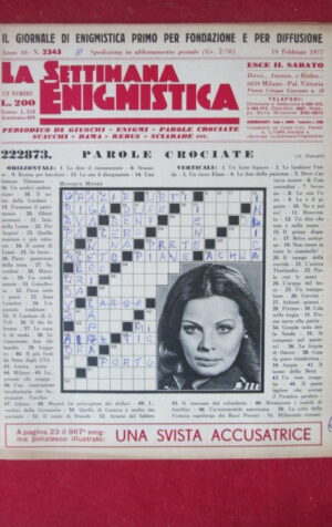 SETTIMANA ENIGMISTICA  2343 1977  [H056]1