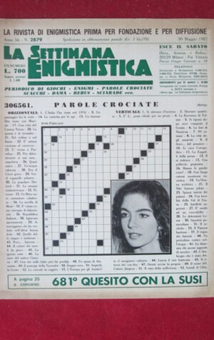 SETTIMANA ENIGMISTICA  2879 1987  [H056]1