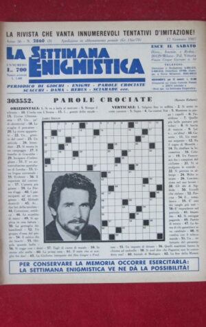 SETTIMANA ENIGMISTICA  2860 1987  [H056]1