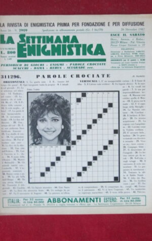 SETTIMANA ENIGMISTICA  2909 1987  [H056]1