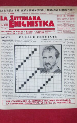SETTIMANA ENIGMISTICA  2886 1987  [H056]1