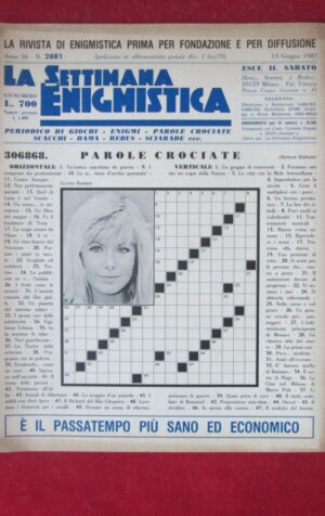 SETTIMANA ENIGMISTICA  2881 1987  [H056]1