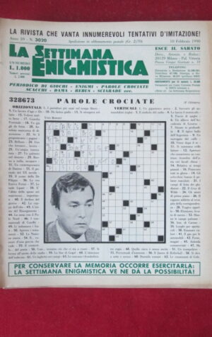 SETTIMANA ENIGMISTICA  3020 1990  [H056]1