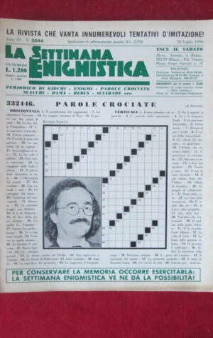 SETTIMANA ENIGMISTICA  3044 1990  [H056]1