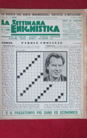 SETTIMANA ENIGMISTICA  3026 1990  [H056]1