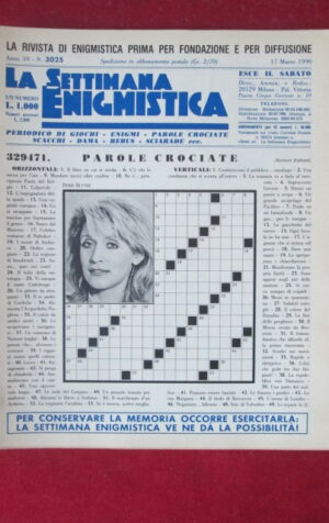 SETTIMANA ENIGMISTICA  3025 1990  [H056]1