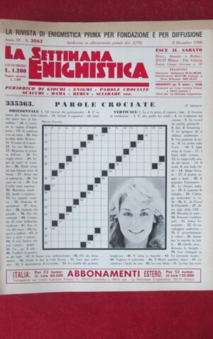SETTIMANA ENIGMISTICA  3063 1990  [H056]1