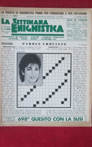 SETTIMANA ENIGMISTICA  2981 1989  [H056]1