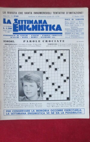 SETTIMANA ENIGMISTICA  3160 1992  [H056]1