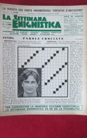 SETTIMANA ENIGMISTICA  3140 1992  [H056]1