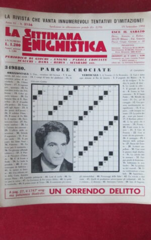 SETTIMANA ENIGMISTICA  3156 1992 GIULIANO GEMMA [H056]1