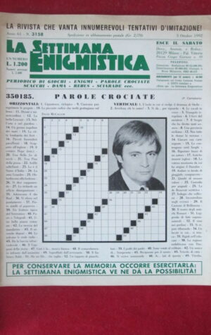 SETTIMANA ENIGMISTICA  3158 1992  [H056]1