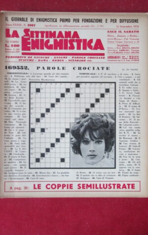 SETTIMANA ENIGMISTICA  2007 1970  [H063]1