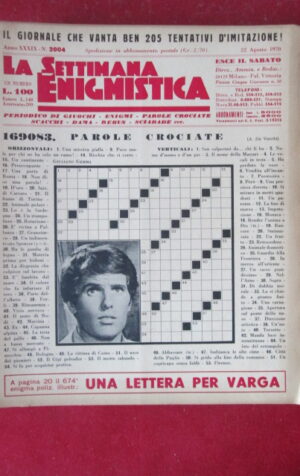 SETTIMANA ENIGMISTICA  2004 1970 GIULIANO GEMMA [H063]1