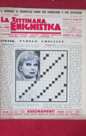 SETTIMANA ENIGMISTICA  2013 1970  [H063]1