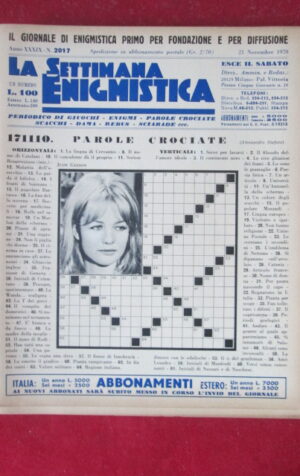 SETTIMANA ENIGMISTICA  2017 1970  [H063]1