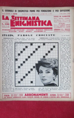 SETTIMANA ENIGMISTICA  2019 1970  [H063]1
