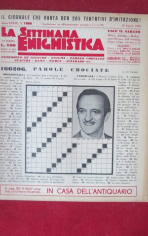 SETTIMANA ENIGMISTICA  1986 1970  [H063]1
