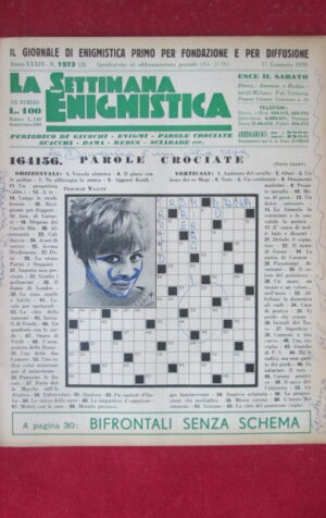 SETTIMANA ENIGMISTICA  1973 1970  [H063]1